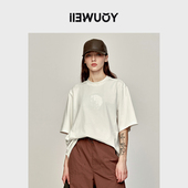 T恤王霏霏联名月球印花宽松版 短袖 Y1123306 优惠专属 YOUWEI