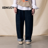 赤耳丹宁翻边牛仔裤 YOUWEI有尾2025冬季 新品 Y5125406