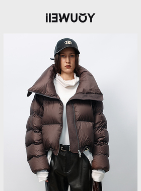 YOUWEI【优惠专属】短款羽绒服白鹅绒面包服女厚冬款外套Y2823402