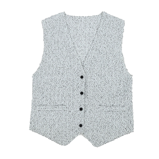 YOUWEI有尾夏季马甲背心花纱针织马甲女Y3624207