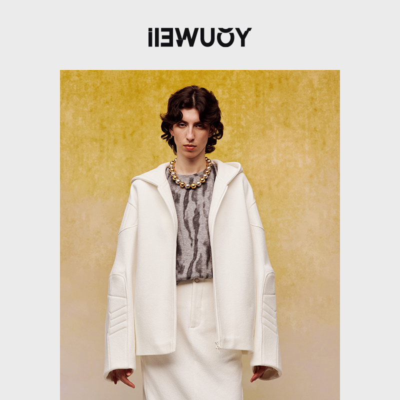 有尾女装机车袖开衫美式复古上衣