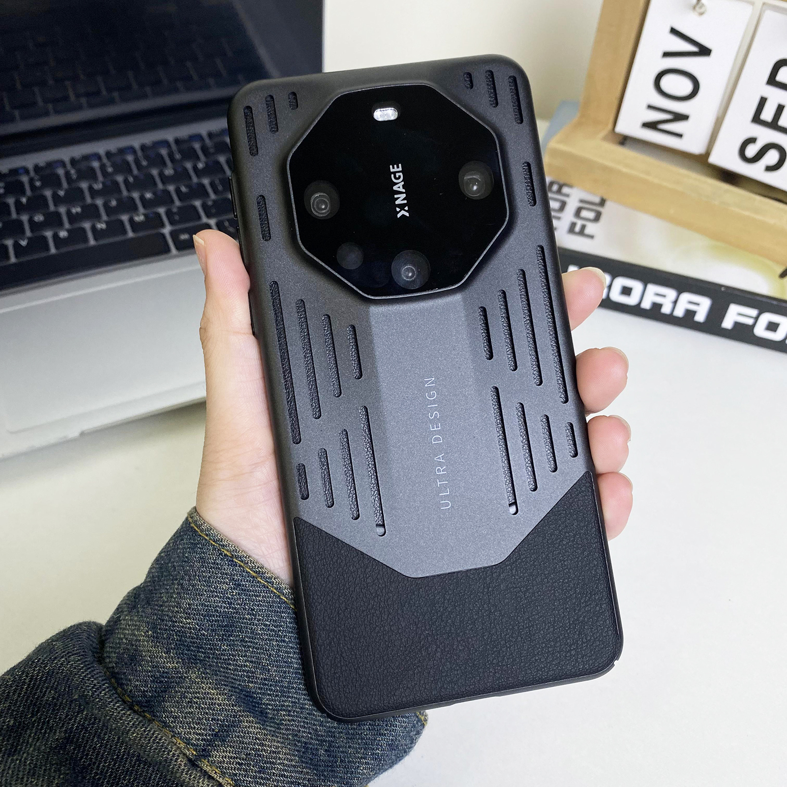 适用秒变非凡大师镂空散热手机壳