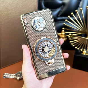 森迟适用华为mate30pro新款手机壳mate 30全包防摔高级感陀螺支架保护套魅特30epro的自带镜头膜高端散热外壳