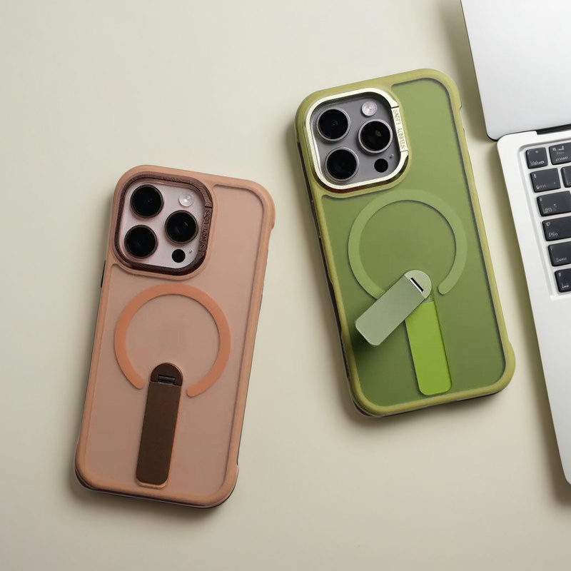 软边防撞支架磁吸壳适用苹果16promax手机壳iphone15防摔保护14/13新款2025网红爆款高级版独特好看高颜值