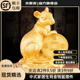生肖鼠十二生肖鼠金钱金鼠招财家居客厅风水装 饰品吉祥物桌面摆件