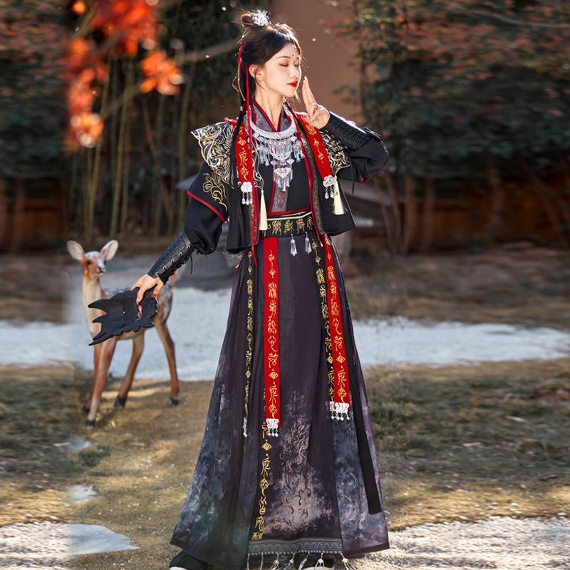 九玄月原创【祈福】唐制汉服交领摊戏男女同款 漫展cos服旅拍汉服