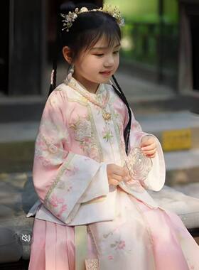 2025新中式格格女童汉服套装