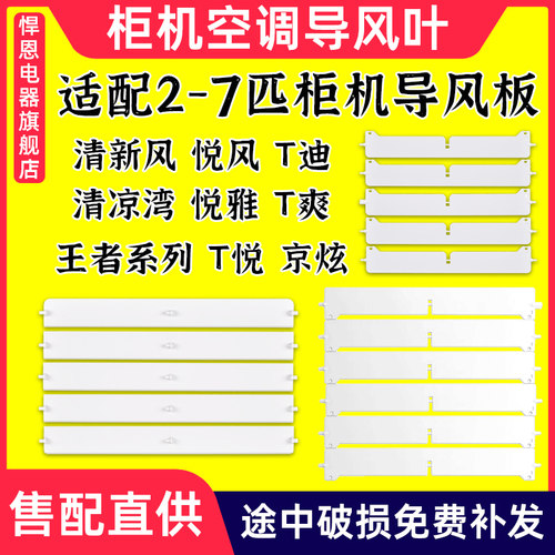 适配格力2-7匹柜机空调导风板