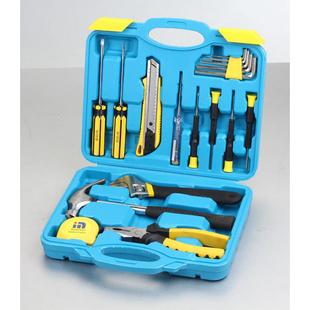 维修汽车工具工具箱 汽车手动礼品工具18件套家用组合工具套装