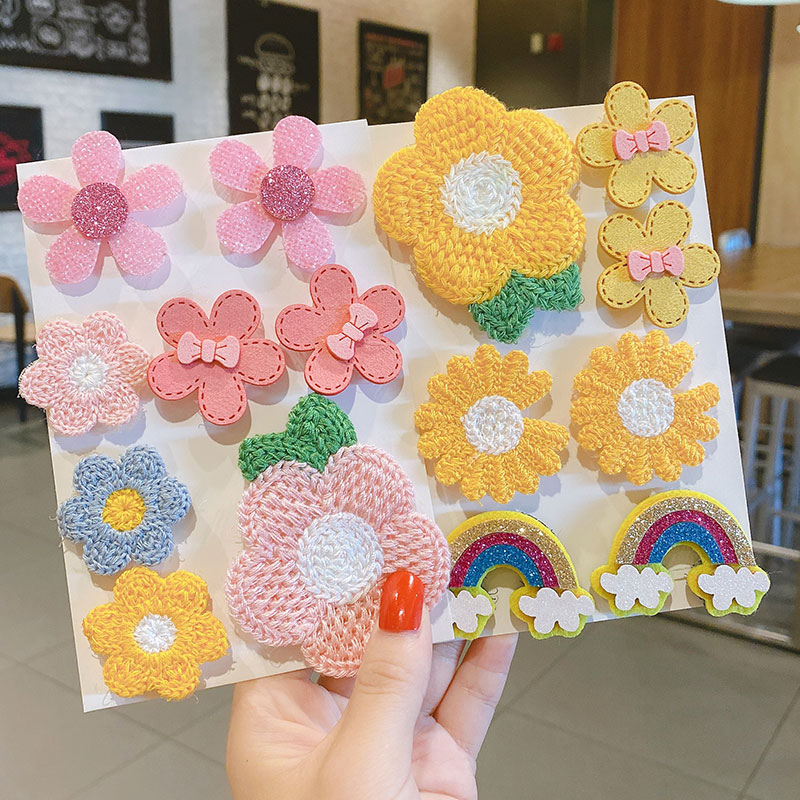 儿童可爱碎发贴花朵发饰