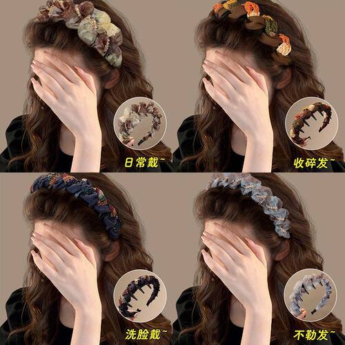 高端带齿高颅顶外戴发箍女