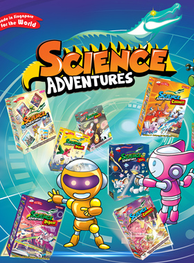 原版进口新加坡科学漫画杂志Science Adventures  科学冒险记 爆笑科普读物 边笑边知道让孩子爱上自然科学