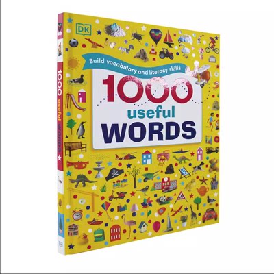 DK1000个英语常用词词典 1000 Useful Words 图解英语单词原版绘本 儿童生活场景认知科普常识词汇量积累阅读写作技能提升儿童书籍