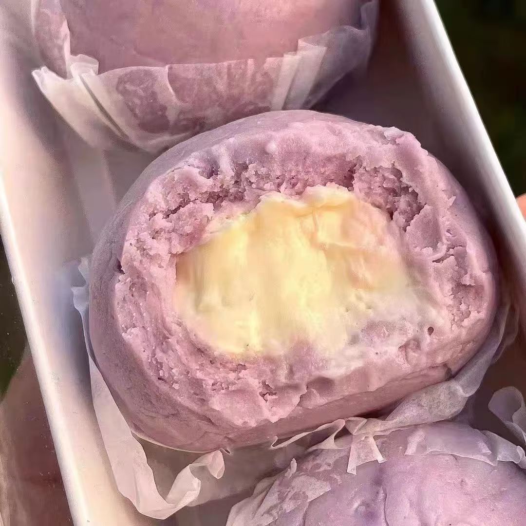 芋泥奶酪球麻薯夹心网红甜品团子糯叽叽夹心解馋零食甜糕点心整箱