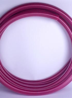 GREATFLEX食品级PVC红色塑筋加透明螺旋管酒厂用PS10