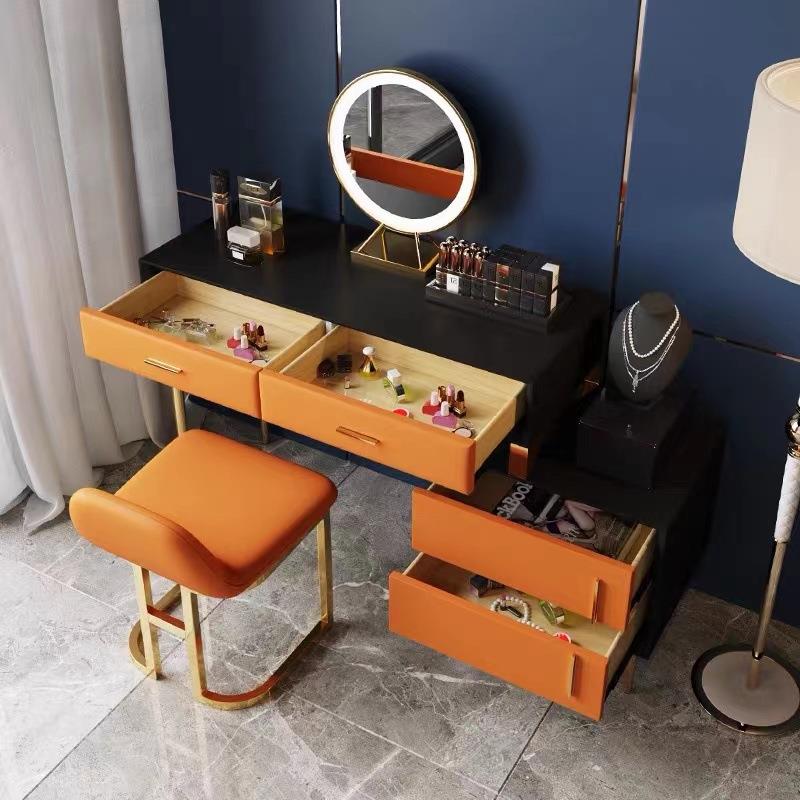新款梳妆台全实木卧室收纳柜一体轻奢化妆桌高级小户型网红妆台