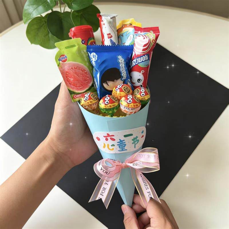 零食花束diy包装材料全套小学幼儿园送全班伴手礼六一儿童节礼物