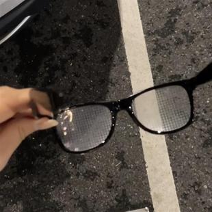 烟花衍射笑脸眼镜特效礼物时尚狂欢墨镜同款爱心灯光潮流颜值