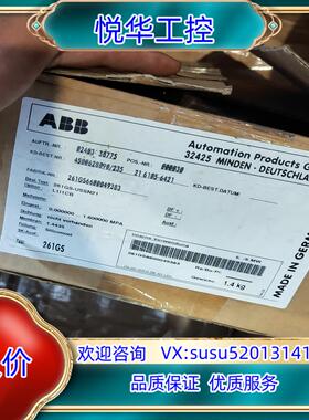 原装ABB压力传感261GS-USSN21全新未使用议