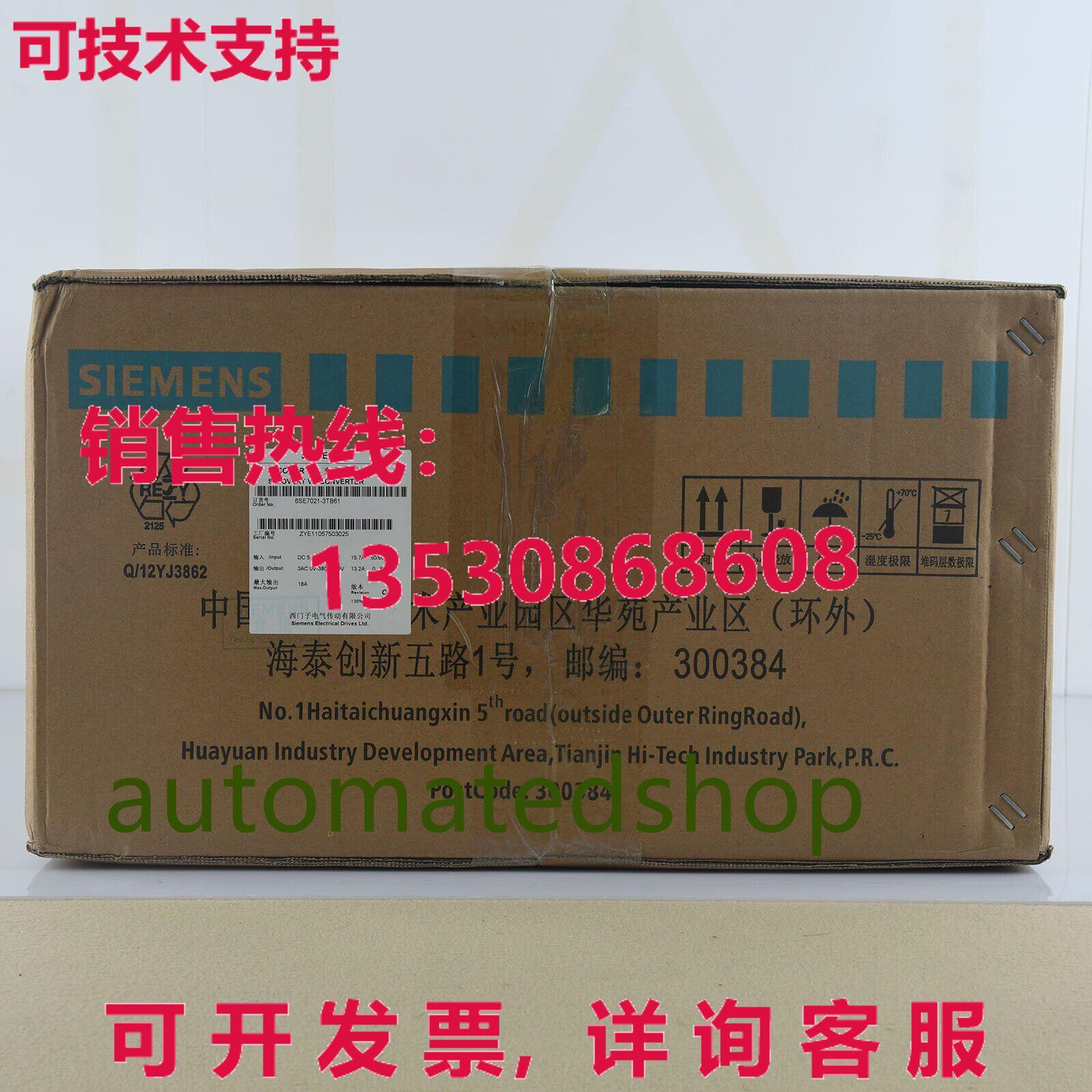 供应原装New In Box SIEMENS 6SE7021-3TB61-Z Simovert Masterdr
