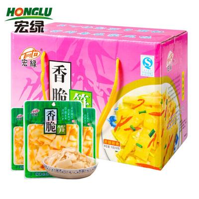 宏绿梅菜笋丝整箱80g*30包早餐开胃咸菜小包装榨菜下饭小菜整箱