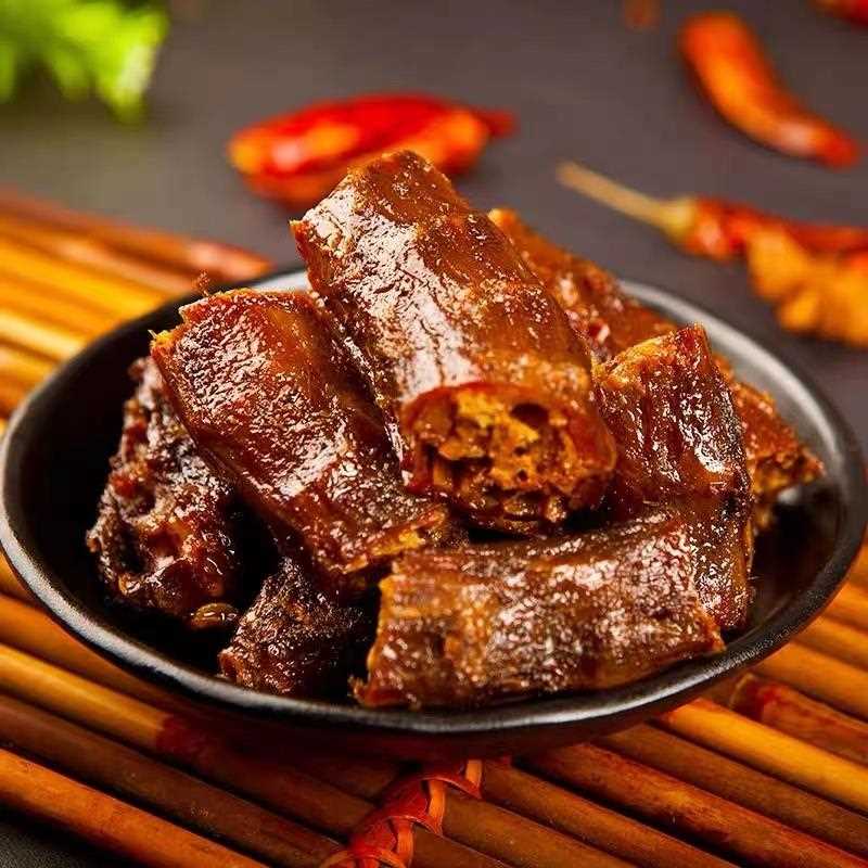 ￥优质杨矮子辣酱鸭湖南特产常德酱板鸭安乡杨矮子香辣鸭肉下饭菜