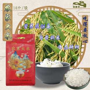 农家当季大米10斤客家梅州高山梯田乡下自种无抛光优质新生态米