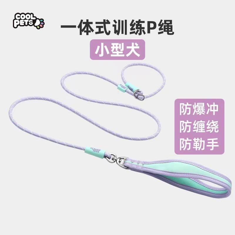 COOLPETS 狗狗p链狗绳p绳小型犬p绳中型犬防爆冲训犬溜狗狗牵引绳
