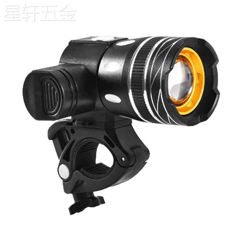 电动车车灯免接线自行单车灯电瓶车强光骑行前灯高亮超亮led大灯