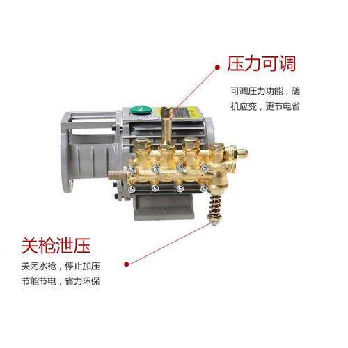 黑猫QL-380型双猫优猫冠宇高压清洗机泵头配件全铜机头刷车泵220v怎么看?