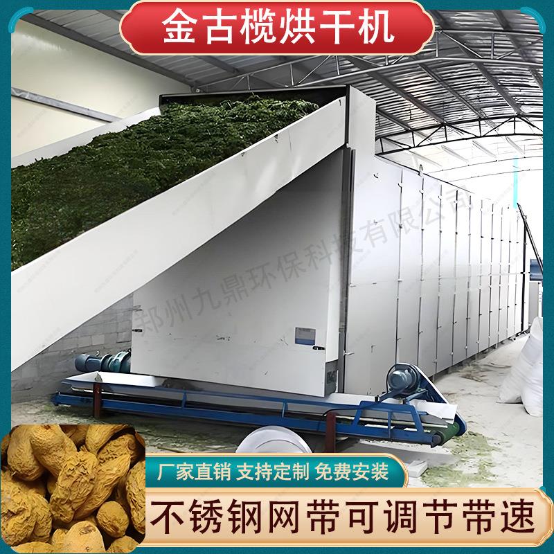 金古榄烘干设备连续式九莲子地蚕全自动干燥网带金果榄烘干机