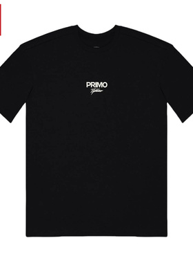 PrimoFightWear圆领短袖精梳重棉T恤黑色