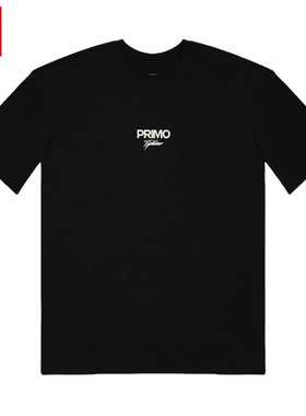 PrimoFightWear圆领短袖精梳重棉T恤黑色