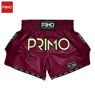 Primo全息全影系列泰拳短裤MMA成人运动拳击格斗短裤 勇士红