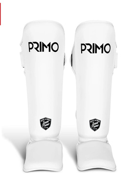 PrimoFightWear泰拳护腿散打护小腿 白色