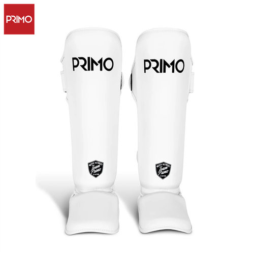 PrimoFightWear泰拳护腿散打护小腿 白色