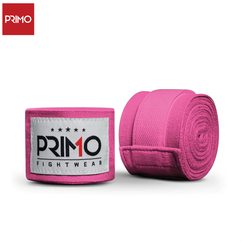 Primo泰拳缠手带绑带拳击MMA散打格斗绑带4.5m 粉色