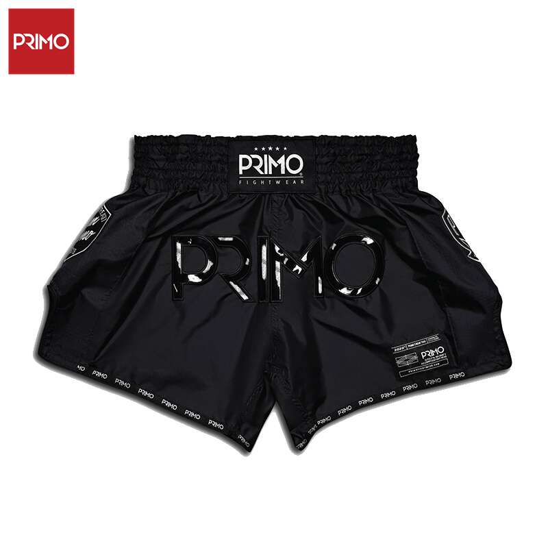 Primo泰拳短裤超级尼龙系列MMA拳击格斗训练服黑豹II