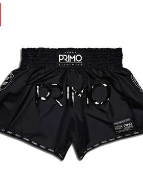 Primo超级尼龙系列泰拳短裤MMA成人运动拳击格斗训练服 黑豹II