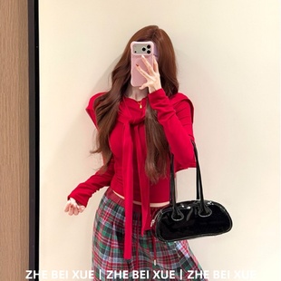 套装女慵懒风时尚长袖针织上衣宽松休闲直筒裤独特漂亮冬装一整套