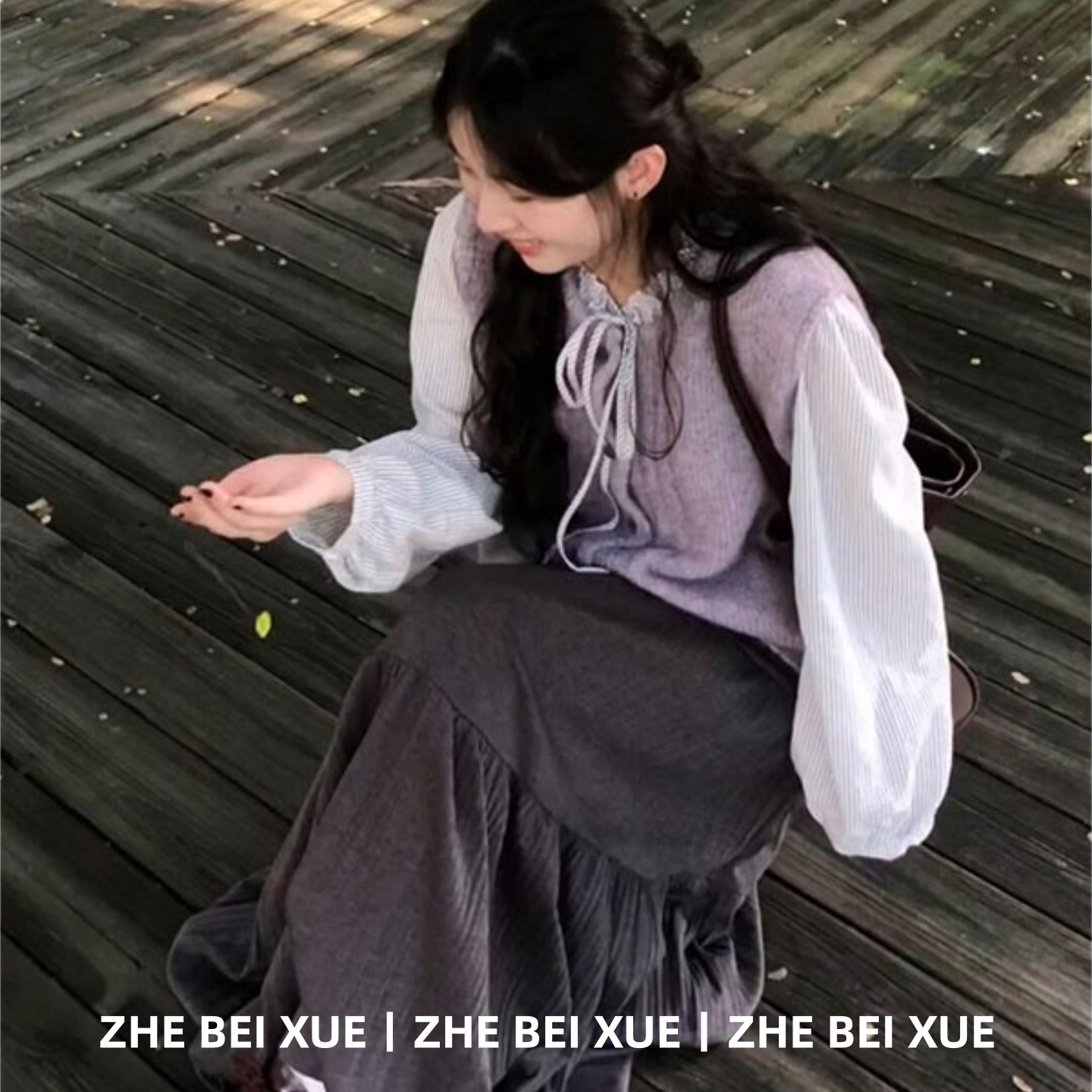 【赠送运费险】马甲内搭衬衫半裙