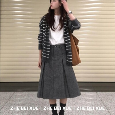 【赠送运费险】外套白色内搭半裙