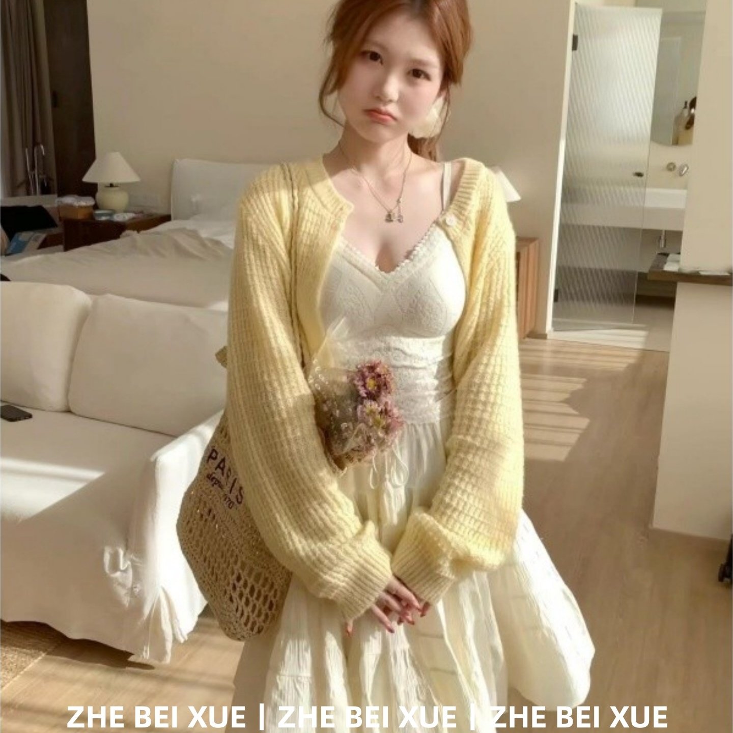 套装女甜美减龄软糯针织毛衣外套吊带连衣裙子独特漂亮冬装一整套,女装/女士精品,时尚套装,淘宝优惠券,粉丝福利购,淘宝优惠卷