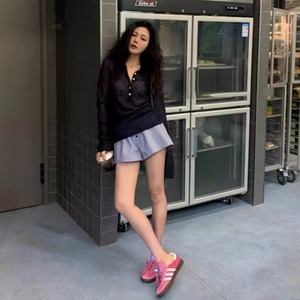夏季套装女新款小个子薄款防晒长袖针织衫上衣短裤夏装搭配一整套