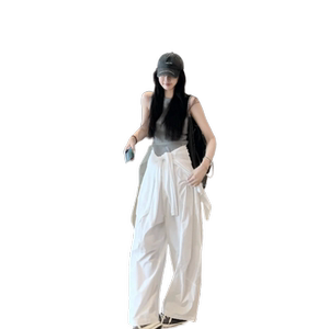 夏装搭配一整套女夏季chic甜辣妹背心上衣薄款防晒开衫休闲裤套装