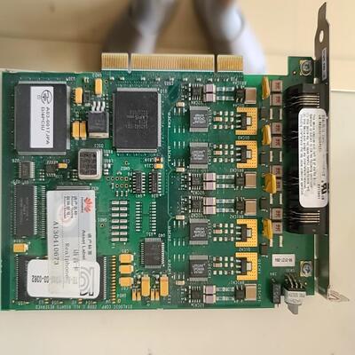 （设备配件）Dialogic D4PCIUFEW PCIE接口4路模拟语