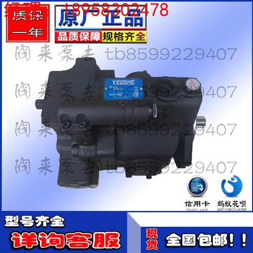 油升柱塞泵V15/V23/V25/V42/V50/V70喷涂机油泵V38A4R10X