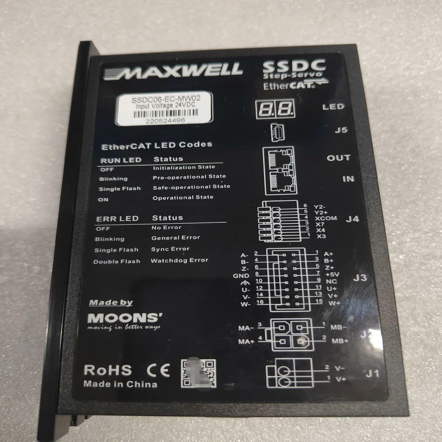 SSDC06-EC-MW02鸣志驱动器全新原装，如图实物