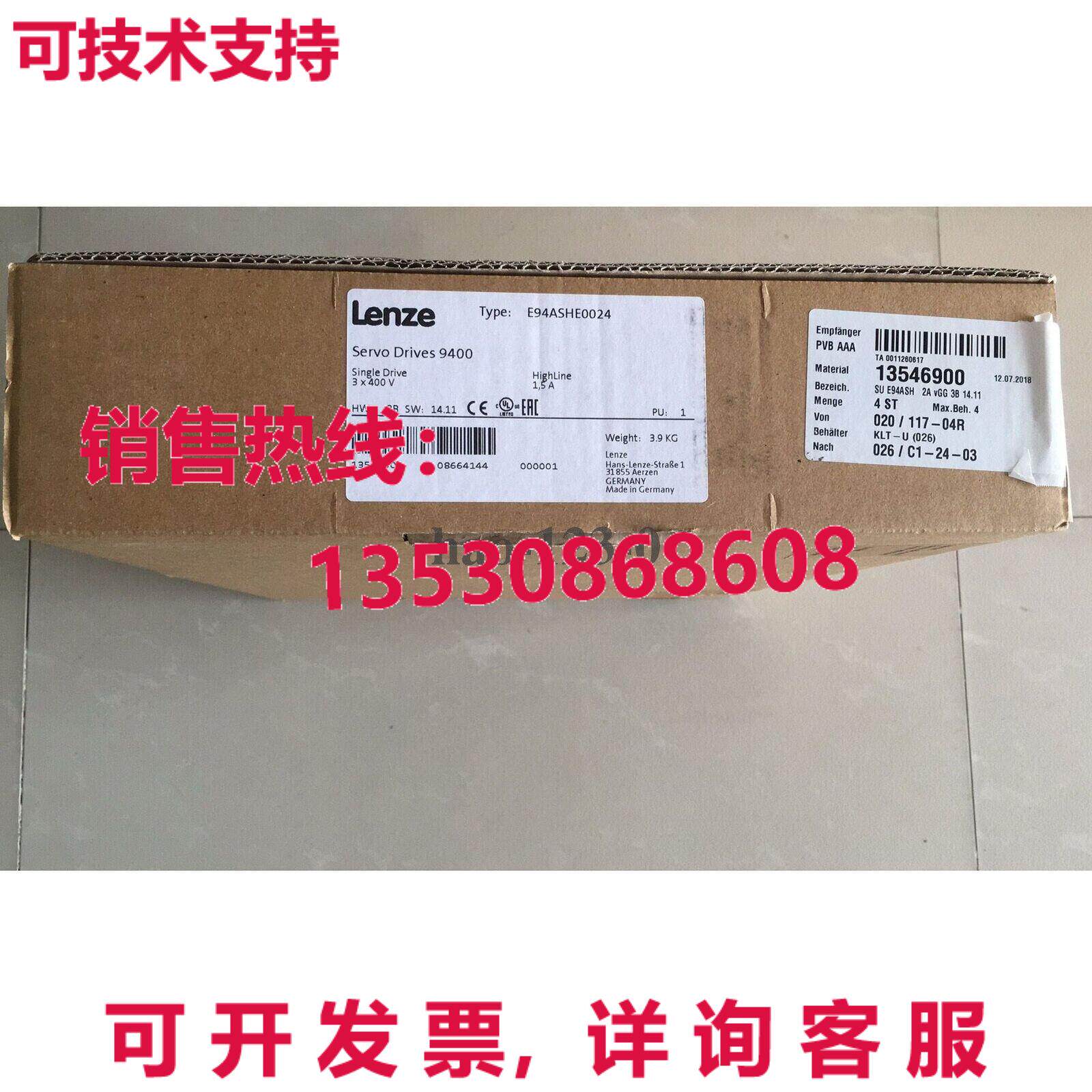 原装供应1ps 伺服控制器 E94ASHE0024  le52YP1/