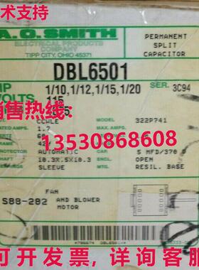 A.O. Smith DBL65011 房间空调电机,1075 RPM  115V 322P741库存